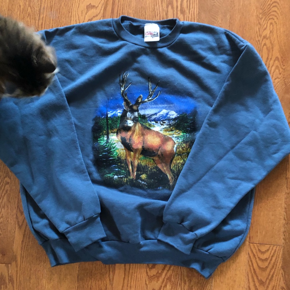 Vintage 90s Carters animal print on Crewneck